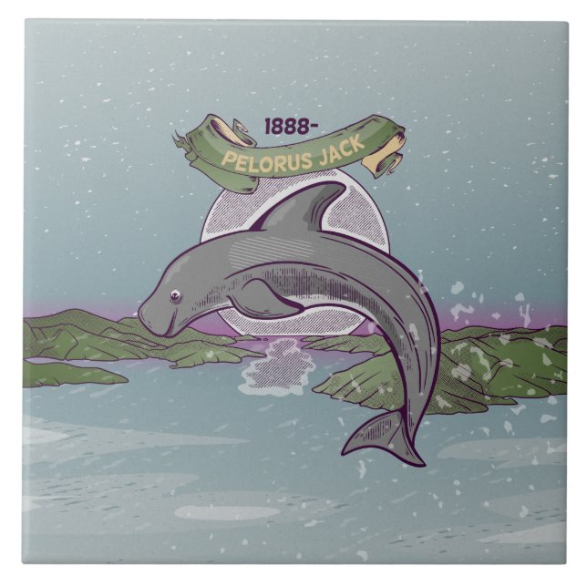 Pelorus Jack New Zealand Dolphin Kakelplatta (Framsidan)