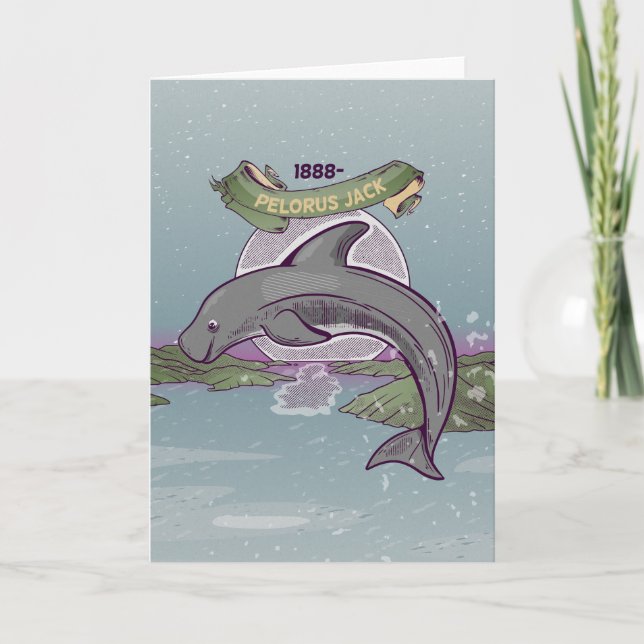 Pelorus Jack New Zealand Dolphin Kort (Framsida)
