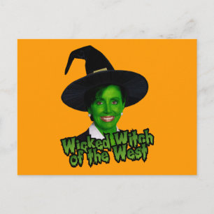 Pelosi Wicked Witch of the Väster Vykort