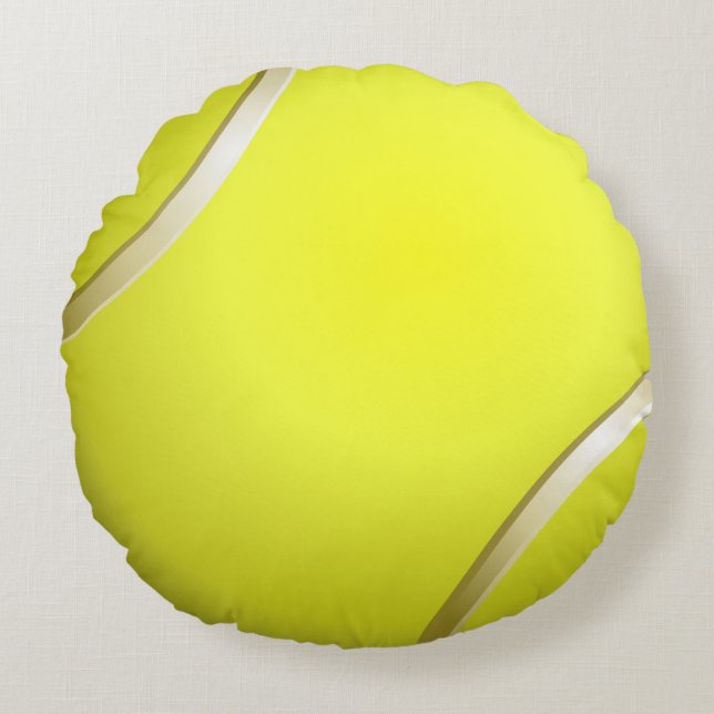 Pelota de tenis rund kudde (Framsidan)
