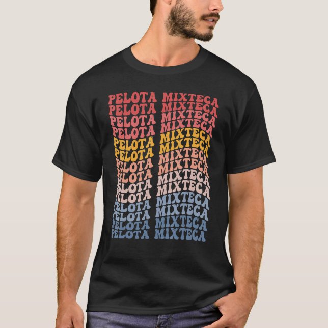 Pelota Mixteca Groovy Retro Sports T Shirt (Framsida)