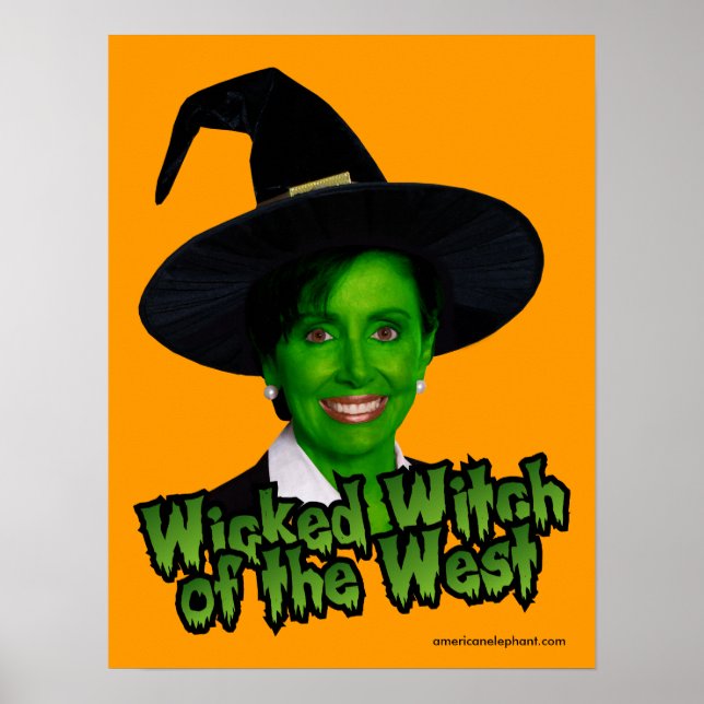 Pelsoi: Västerns Wicked Witch Poster (Framsidan)