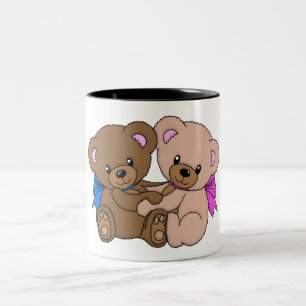 Peluche björn Två-Tonad mugg