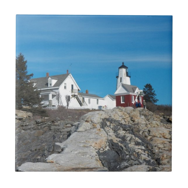 Pemaquid Lighthouse 24 Kakelplatta (Framsidan)