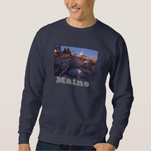 Pemaquid pekar fyren på kusten av Maine Sweatshirt
