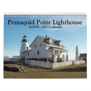 Pemaquid pekar fyrkalendern kalender