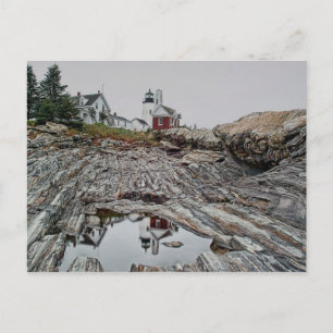 Pemaquid pekar fyrvykortet vykort