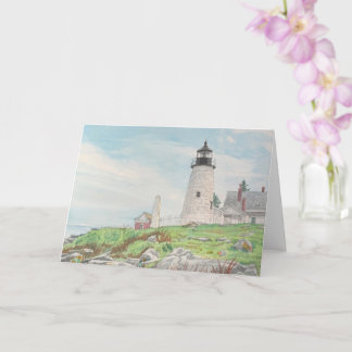 Pemaquid Point Akvarell Kort