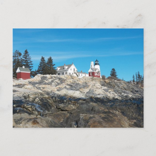 Pemaquid Point fyr 4 Vykort (Framsida)