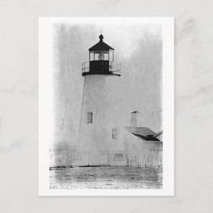 Pemaquid Point fyr i Maine Vykort