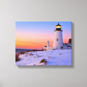 Pemaquid Point fyr, Maine Canvastryck