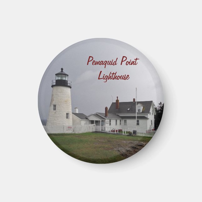 Pemaquid Point fyr, Maine Magnet (Framsidan)