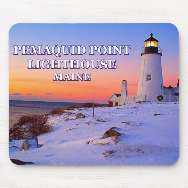 Pemaquid Point fyr, Maine Musmatta (Framsidan)