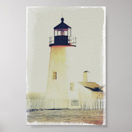 Pemaquid Point fyr Maine Poster