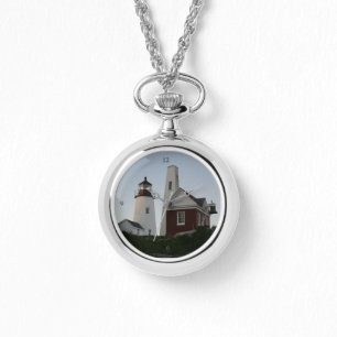 Pemaquid Point Light och hennes vackra Bell House Armbandsur