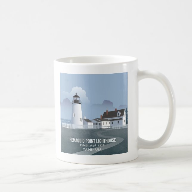 Pemaquid Point Lighthouse Kaffemugg (Höger)