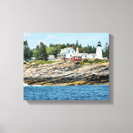Pemaquid Point Lighthouse Maine Wrapped Canvas
