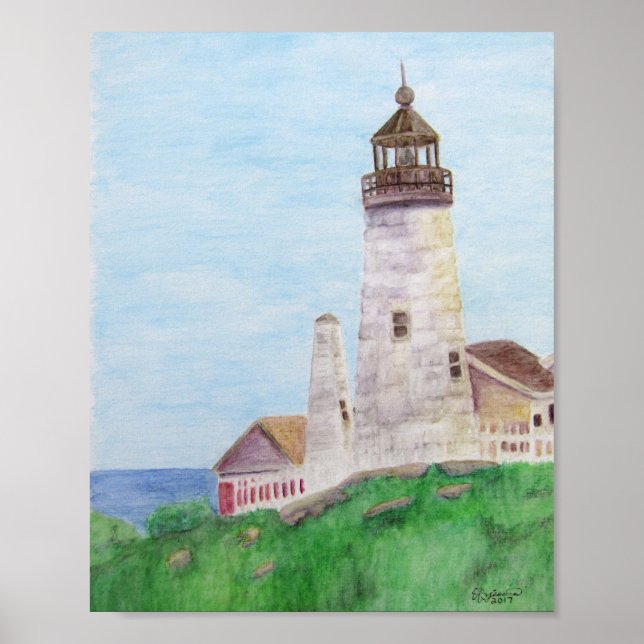 Pemaquid Point Lighthouse Poster (Framsidan)