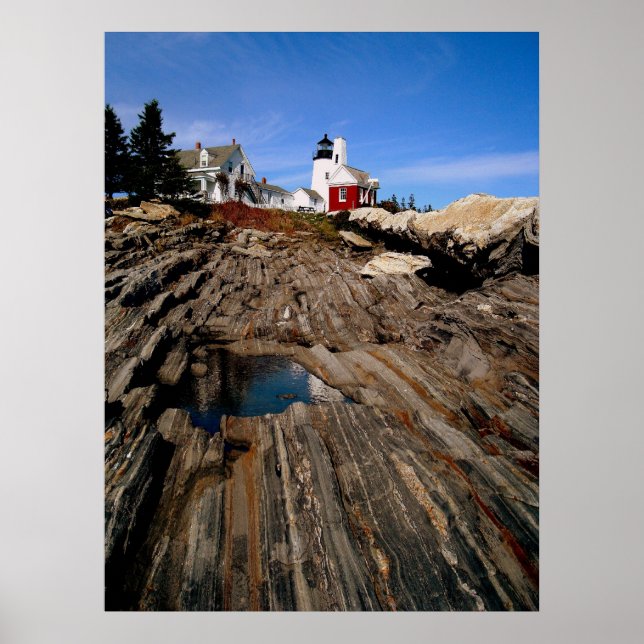 Pemaquid Point Lighthouse Poster (Framsidan)