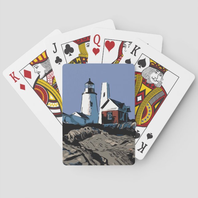 PEMAQUID POINT-LJUS CASINOKORT (Baksidan)