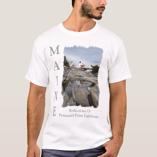 Pemaquids reflektioner t shirt (Framsida)