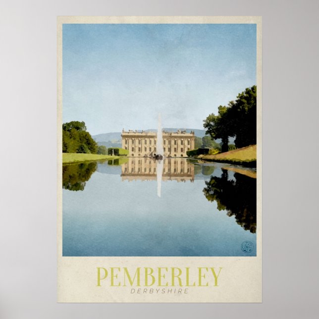 Pemberley Travel Poster (Framsidan)