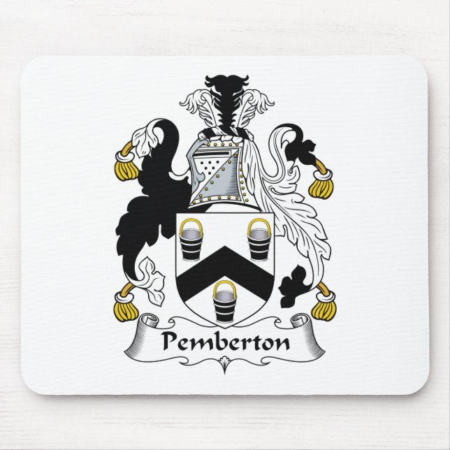 Pemberton familjvapensköld musmatta (Framsidan)