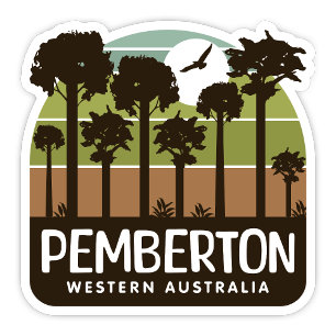Pemberton, Westerna Australien Sticker Klistermärken