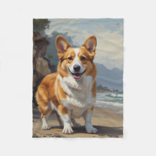 Pembroke Corgi Fleecefilt