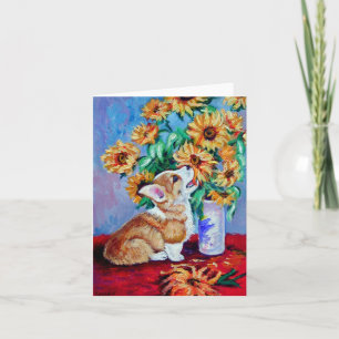 Pembroke Welsh Corgi-anteckningskort Kort