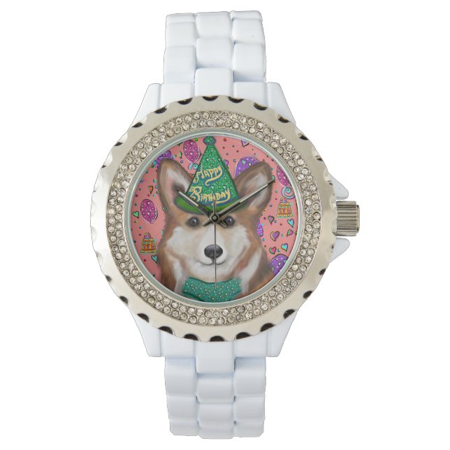 PEMBROKE WELSH CORGI ARMBANDSUR (Framsida)