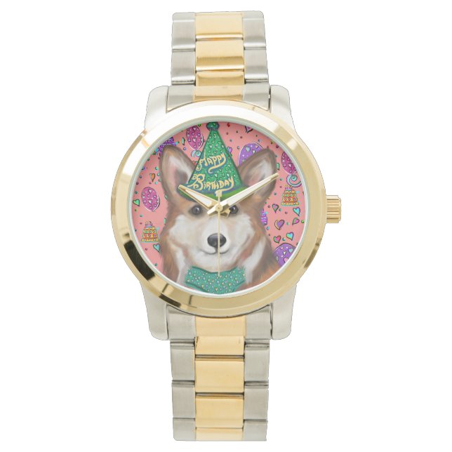 PEMBROKE WELSH CORGI  ARMBANDSUR (Framsida)