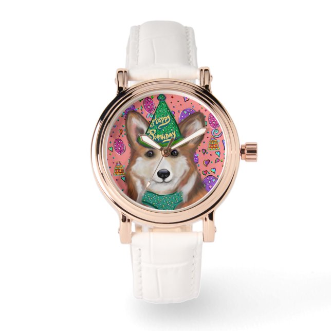 PEMBROKE WELSH CORGI ARMBANDSUR (Framsida)