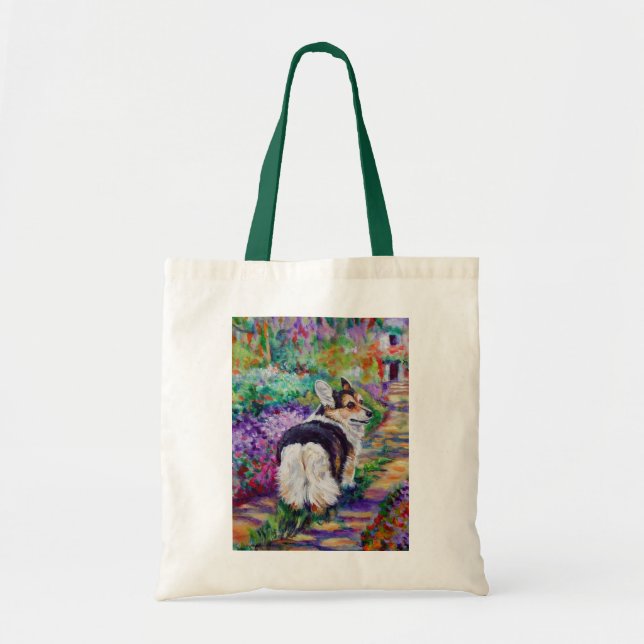 Pembroke Welsh Corgi Bag Tygkasse (Framsidan)