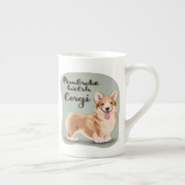 Pembroke Welsh Corgi Benporslin Mugg