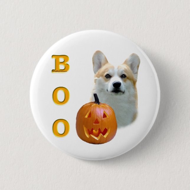 Pembroke Welsh Corgi Boo Knapp (Framsida)