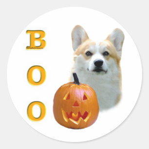Pembroke Welsh Corgi Boo Runt Klistermärke