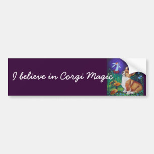 Pembroke Welsh Corgi Bumper Sticker Bildekal