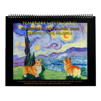 Pembroke Welsh Corgi Calendar Masters Kalender