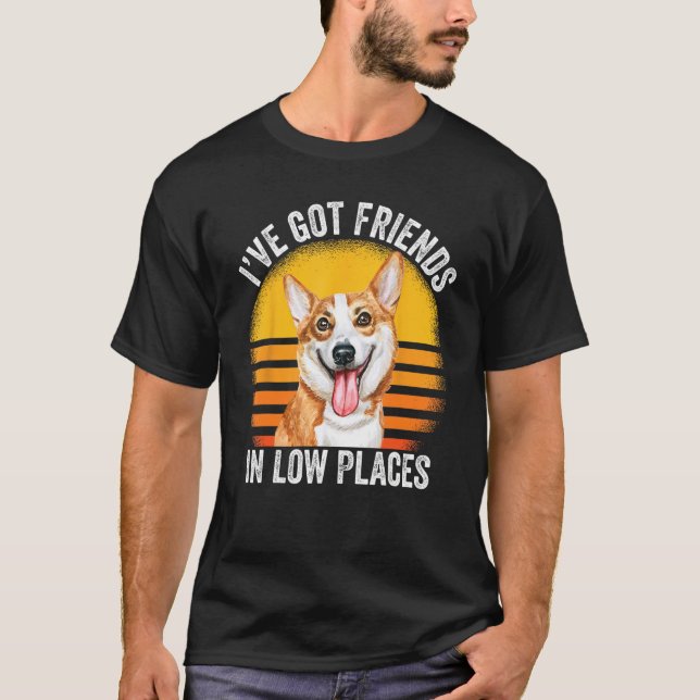 Pembroke Welsh Corgi Dog T Shirt (Framsida)