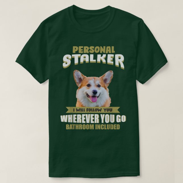 Pembroke Welsh Corgi DogPembroke Welsh Corgi T Shirt (Design framsida)
