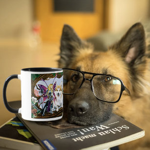 Pembroke Welsh Corgi Fairy Fantasy Mugg
