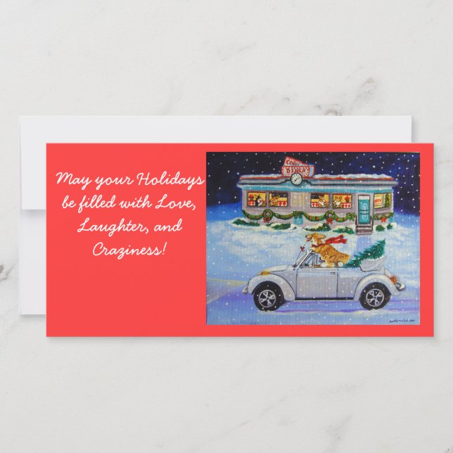 Pembroke Welsh Corgi-fotokort Julkort (Framsida)