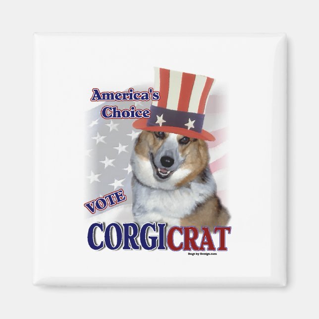 Pembroke Welsh Corgi Gifts Magnet (Framsidan)