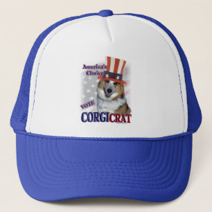 Pembroke Welsh Corgi Gifts Truckerkeps