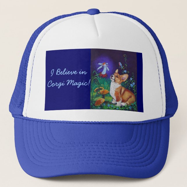 Pembroke Welsh Corgi Hat Truckerkeps (Framsida)