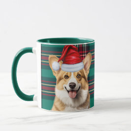 Pembroke Welsh Corgi Helgdag Play jul Mugg