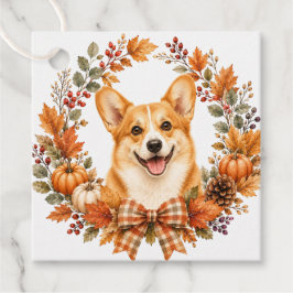 Pembroke Welsh Corgi Höst Gåvor Etiketter