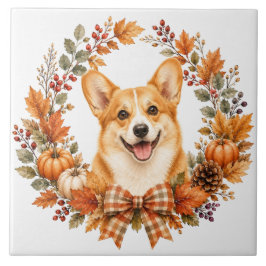 Pembroke Welsh Corgi Höst Kakelplatta
