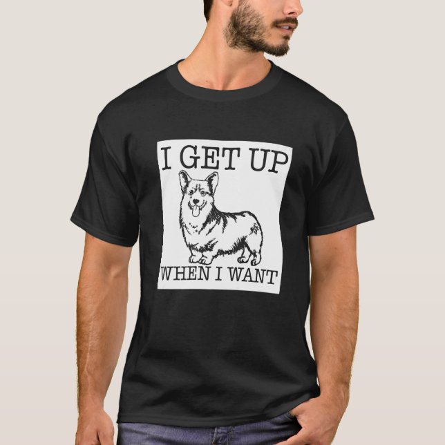 Pembroke Welsh Corgi hund 1 T Shirt (Framsida)